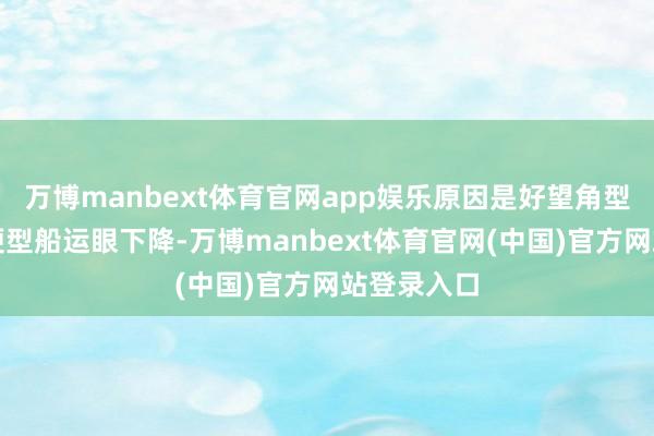万博manbext体育官网app娱乐原因是好望角型船和超灵便型船运眼下降-万博manbext体育官网(中国)官方网站登录入口