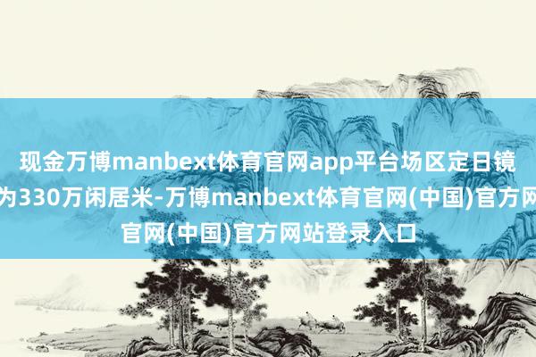 现金万博manbext体育官网app平台场区定日镜镜场总面积为330万闲居米-万博manbext体育官网(中国)官方网站登录入口