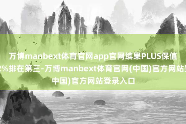 万博manbext体育官网app官网缤果PLUS保值率57.42%排在第三-万博manbext体育官网(中国)官方网站登录入口